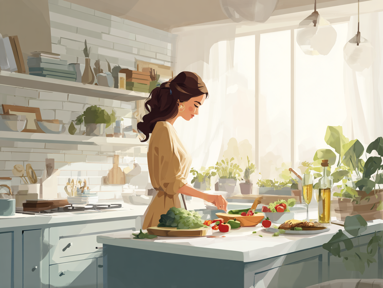 Свіжі овочі та продукти для здорового харчування